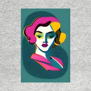 Abstract woman portrait T-Shirt